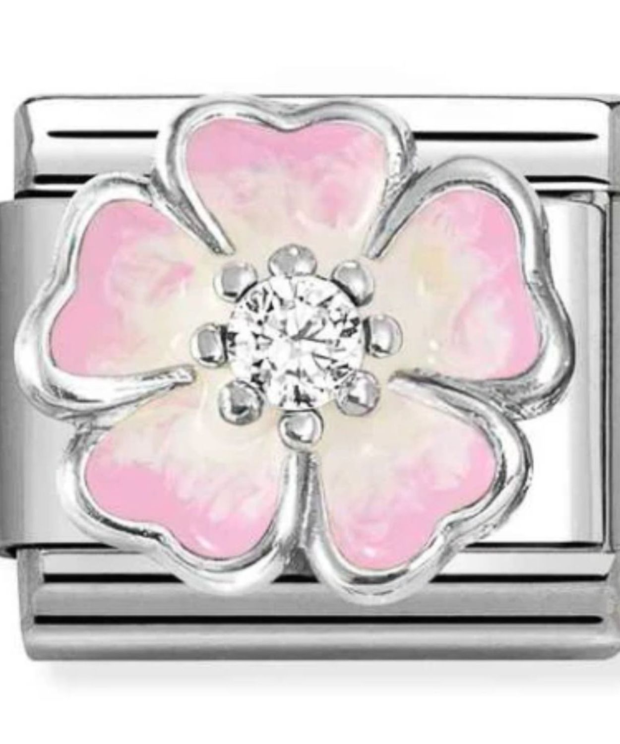 Charms NOMINATION Różowy pastelowy kwiatek Silver 925.jpg